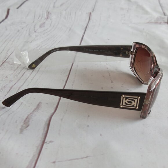Bebe Getta Man BB7089 Topaz/ Brown Gradient Sunglasses - Picture 3 of 8